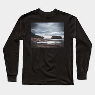 Early Morning at Pokeshaw Rock in New-Brunswick, Canada V2 Long Sleeve T-Shirt